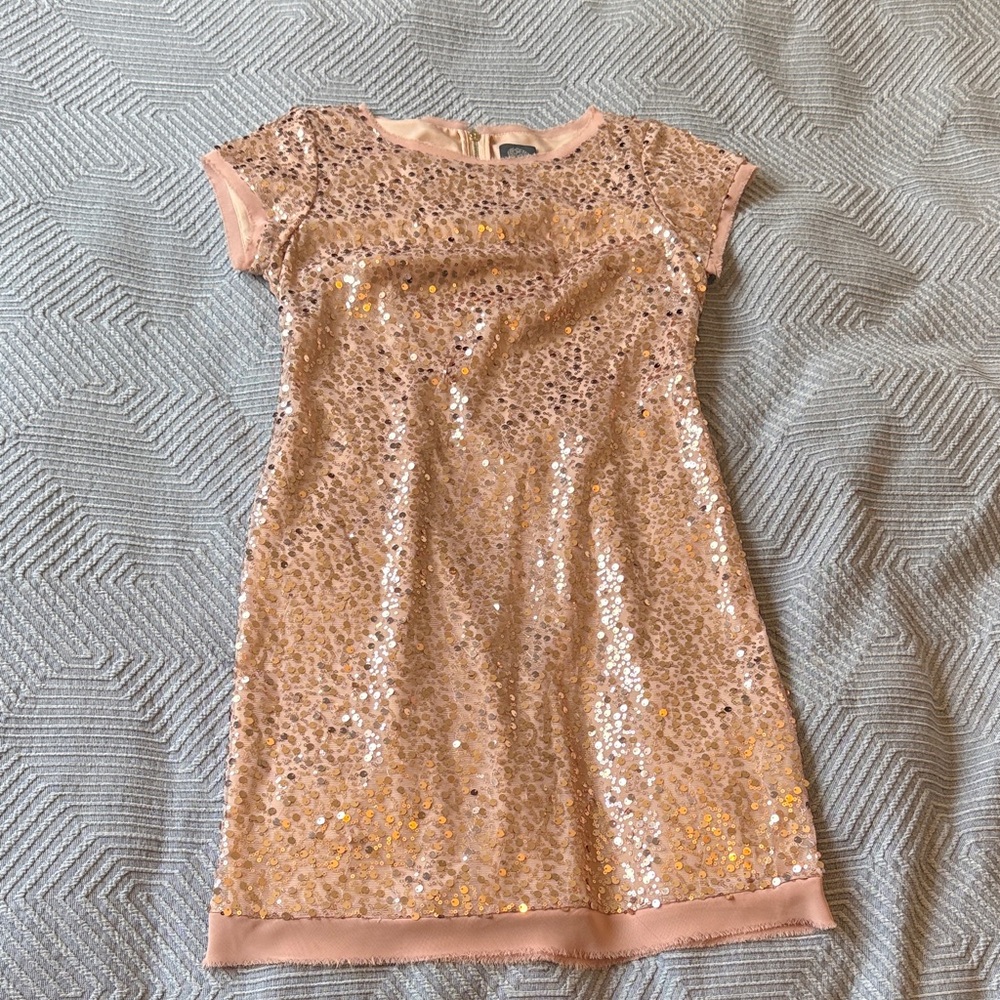 Vince Camuto Glittering Pink Sequin Dress